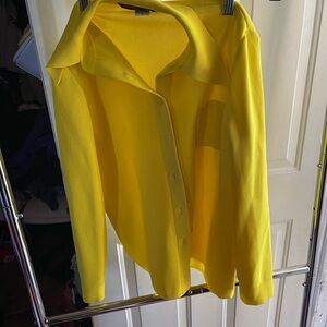 Bright yellow sweater